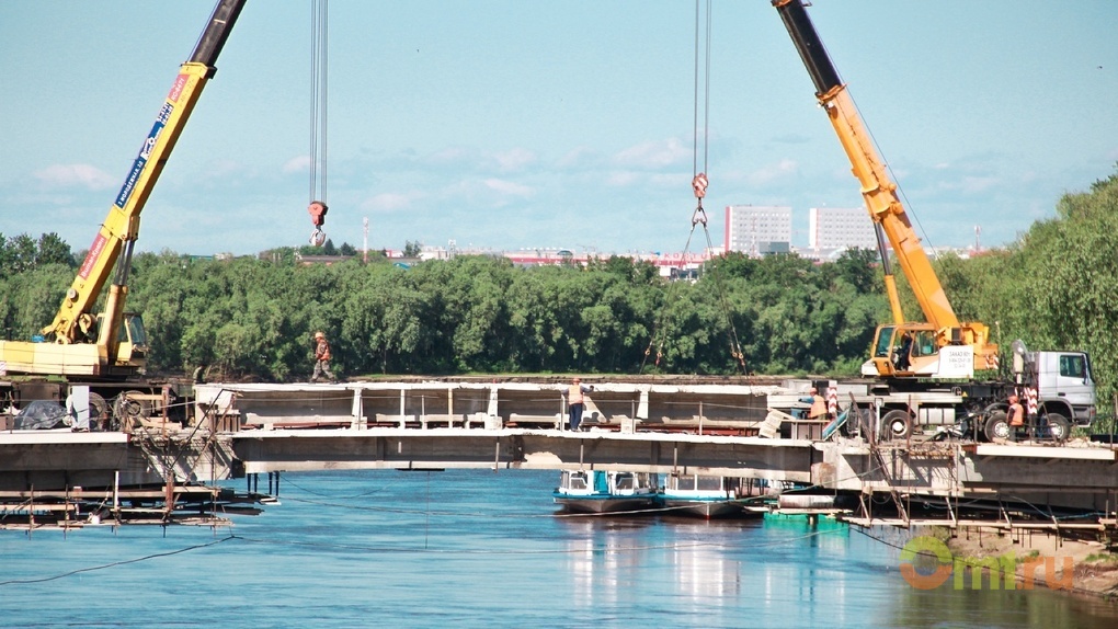 В Омске объявили, когда откроют Юбилейный мост