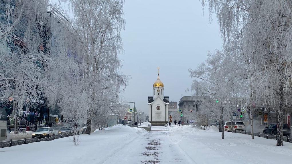 Штормовое предупреждение объявили в Новосибирской области из-за аномальных морозов