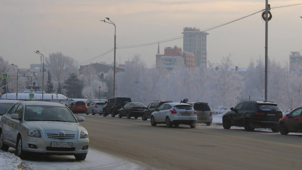 В Омске каждую субботу будут перекрывать участок улицы Рождественского