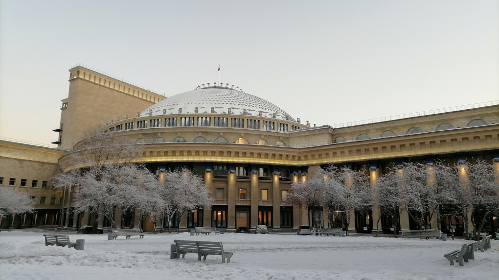 Новосибирск в декабре