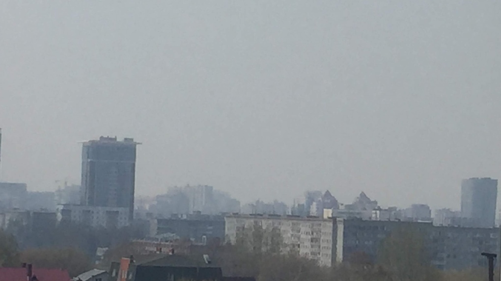 Новосибирск заволокло едким дымом