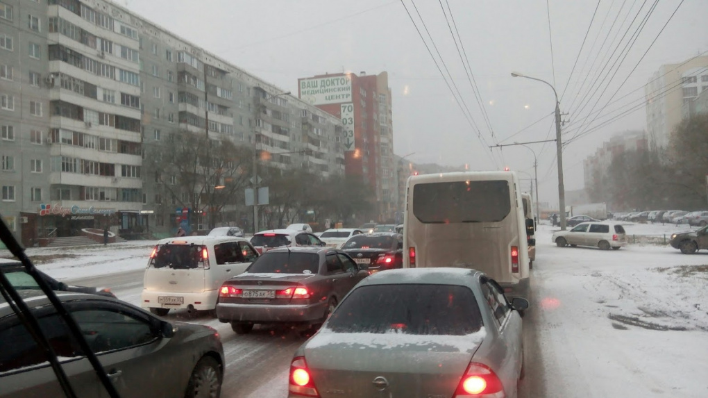 Шесть ДТП в Новосибирске: где образовались адские пробки